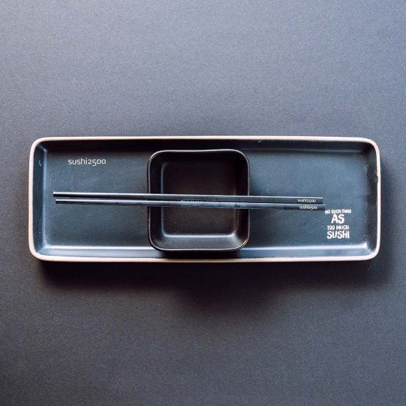 Sushi2500 Porcelæn - Sort